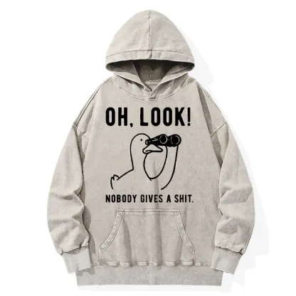 Tokyo-Tiger No One Cares About The Duck Washed Hoodie