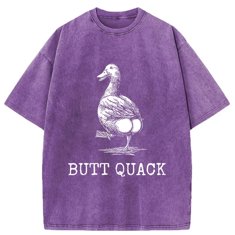 Tokyo-Tiger Butt Crack Funny Washed T-Shirt