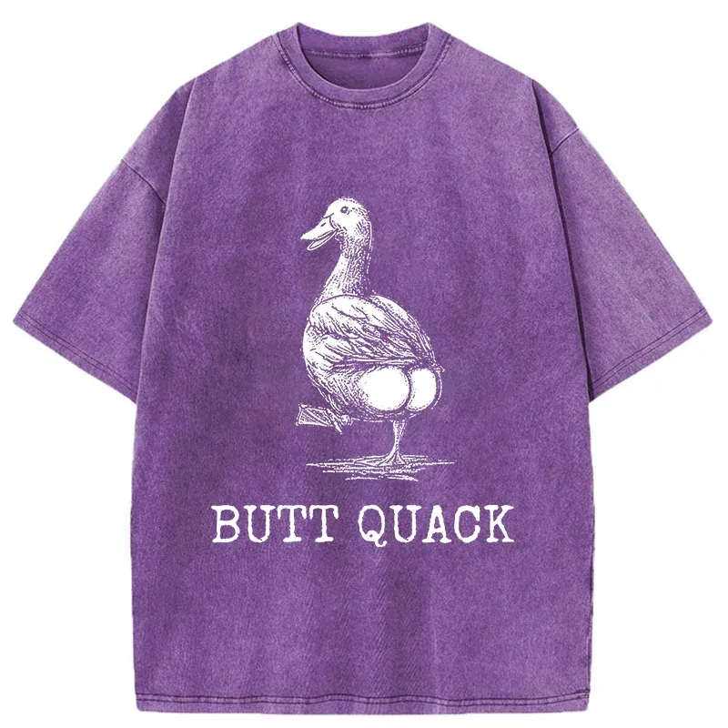 Tokyo-Tiger Butt Crack Funny Washed T-Shirt