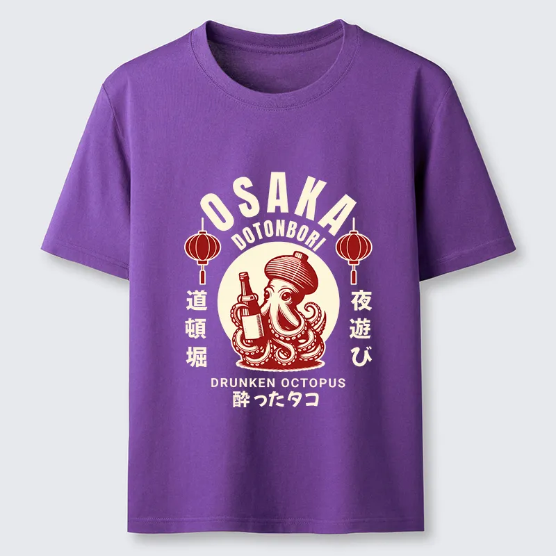 Tokyo-Tiger Retro Osaka Octopus Classic T-Shirt