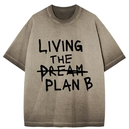 Tokyo-Tiger Implement Plan B Gradient Washed T-Shirt