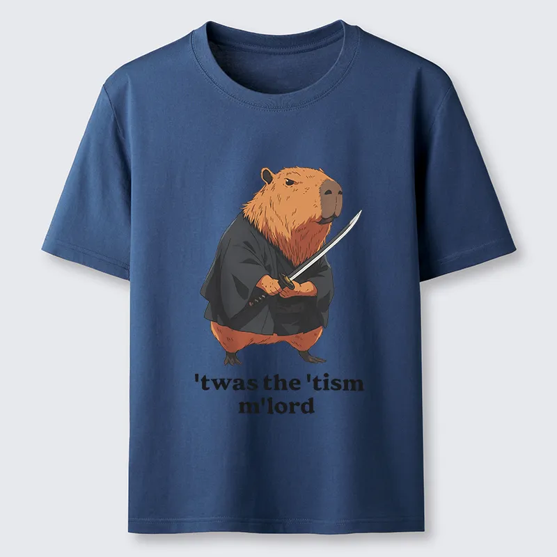 Tokyo-Tiger Focused Samurai Capybara Classic T-Shirt