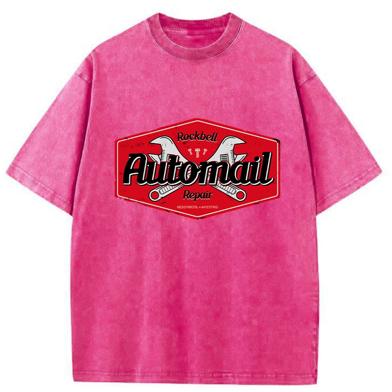 Tokyo-Tiger Rockbell Automail Japanese Washed T-Shirt