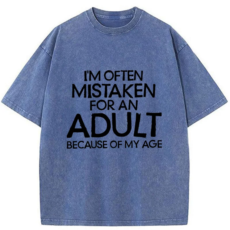 Tokyo-Tiger Old In Age But Young At Heart Washed T-Shirt