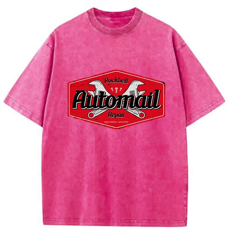 Tokyo-Tiger Rockbell Automail Japanese Washed T-Shirt