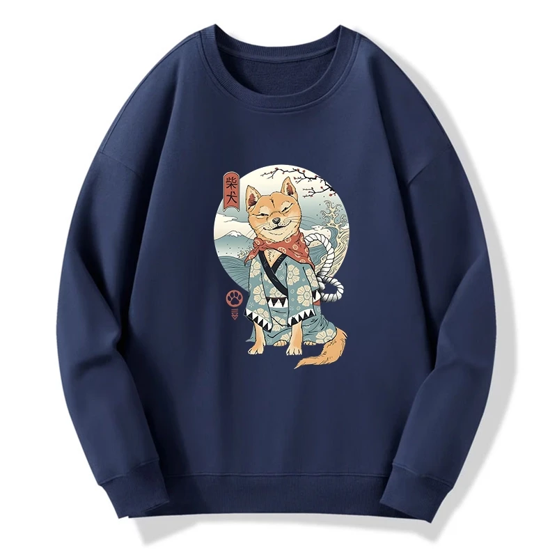 Tokyo-Tiger Samurai Shiba Dog Japanese Sweatshirt