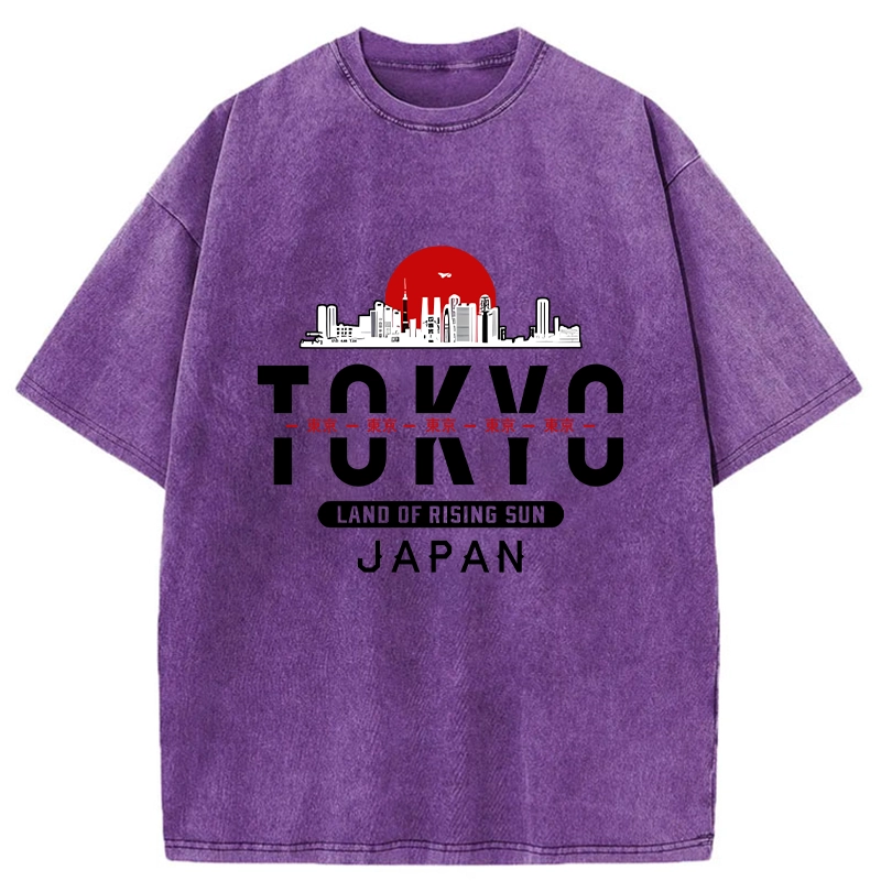 Tokyo-Tiger Tokyo Sunrise Washed T-Shirt