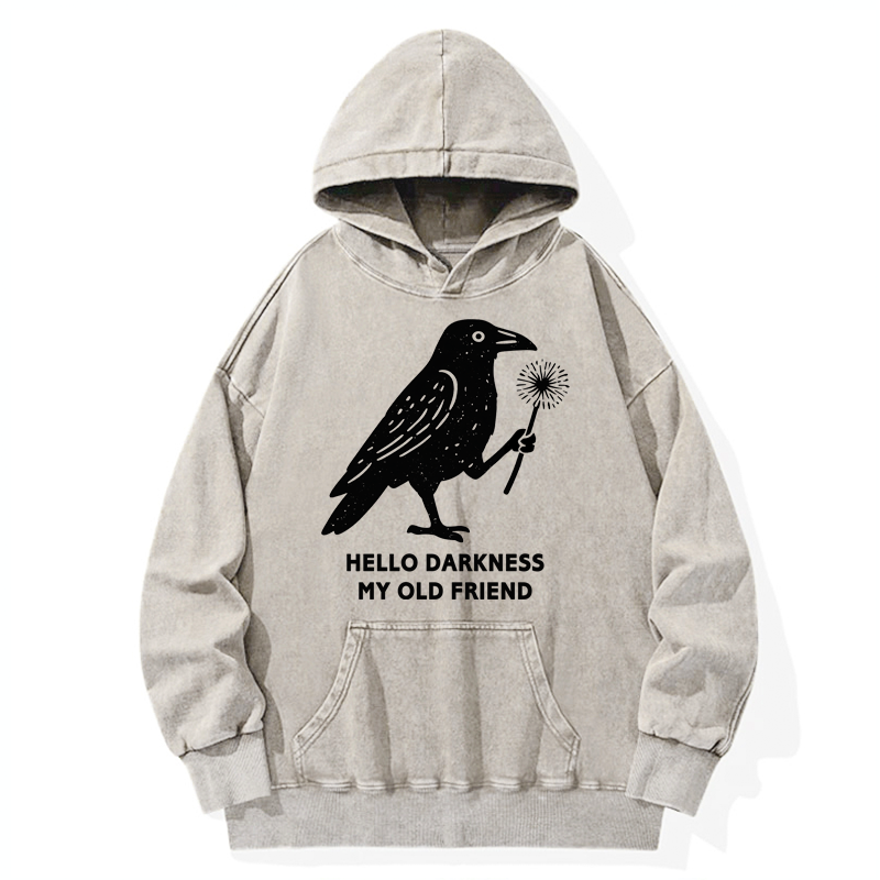 Tokyo-Tiger My Old Friend The Crow Washed Hoodie