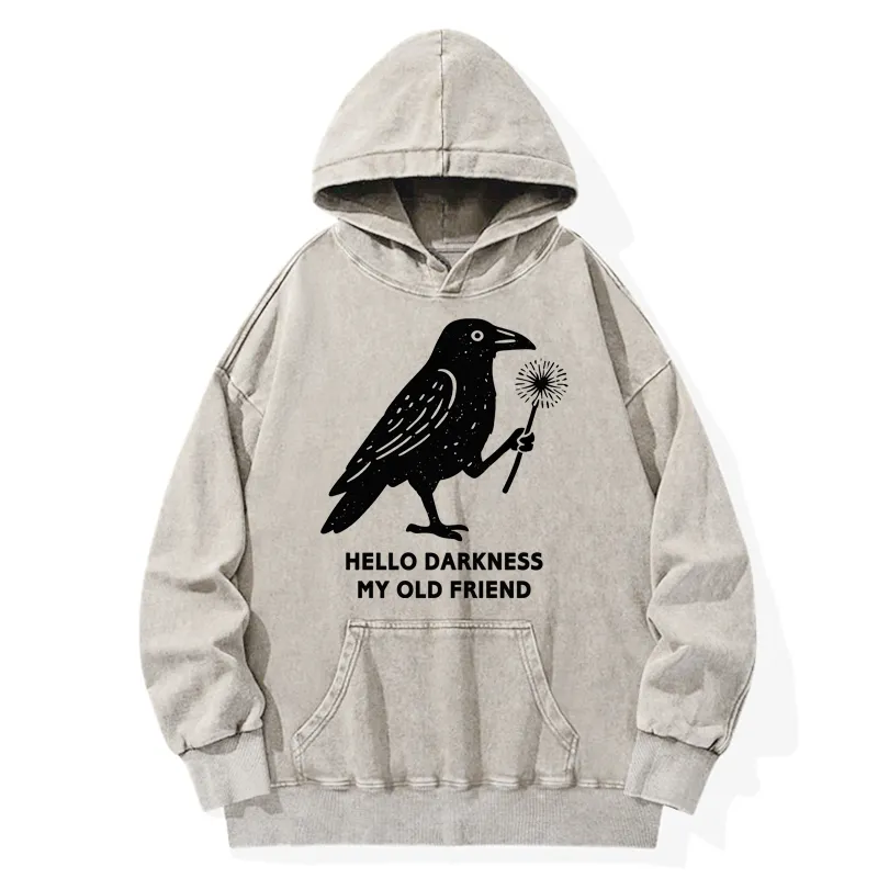 Tokyo-Tiger My Old Friend The Crow Washed Hoodie