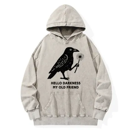 Tokyo-Tiger My Old Friend The Crow Washed Hoodie