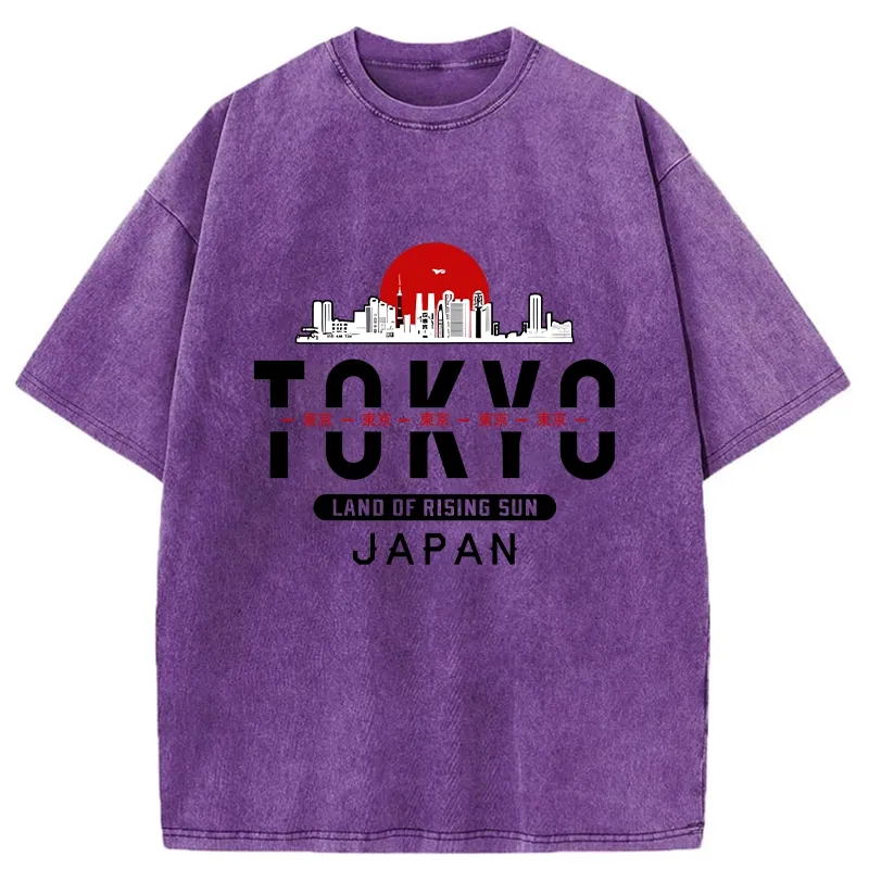 Tokyo-Tiger Tokyo Sunrise Washed T-Shirt