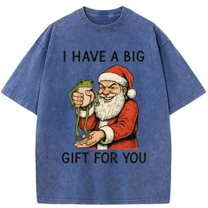 Tokyo-Tiger Santa’s Special Gift Washed T-Shirt