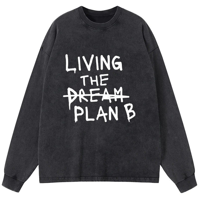 Tokyo-Tiger Implement Plan B Washed Long Sleeve T-Shirt