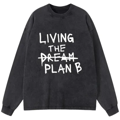 Tokyo-Tiger Implement Plan B Washed Long Sleeve T-Shirt