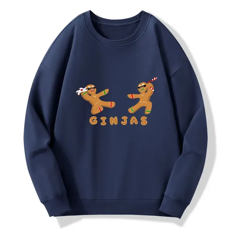 Tokyo-Tiger Gingerbread Ninja Classic Sweatshirt