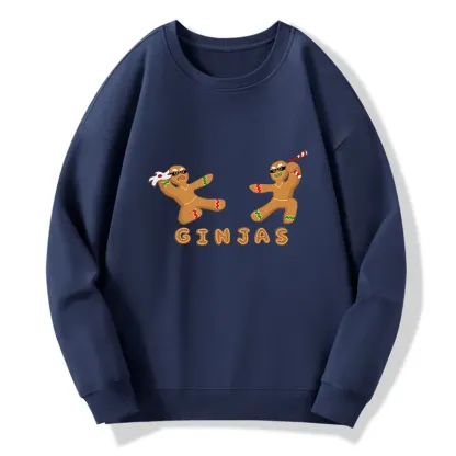 Tokyo-Tiger Gingerbread Ninja Classic Sweatshirt