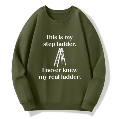 Tokyo-Tiger A Real Ladder Funny Classic Sweatshirt