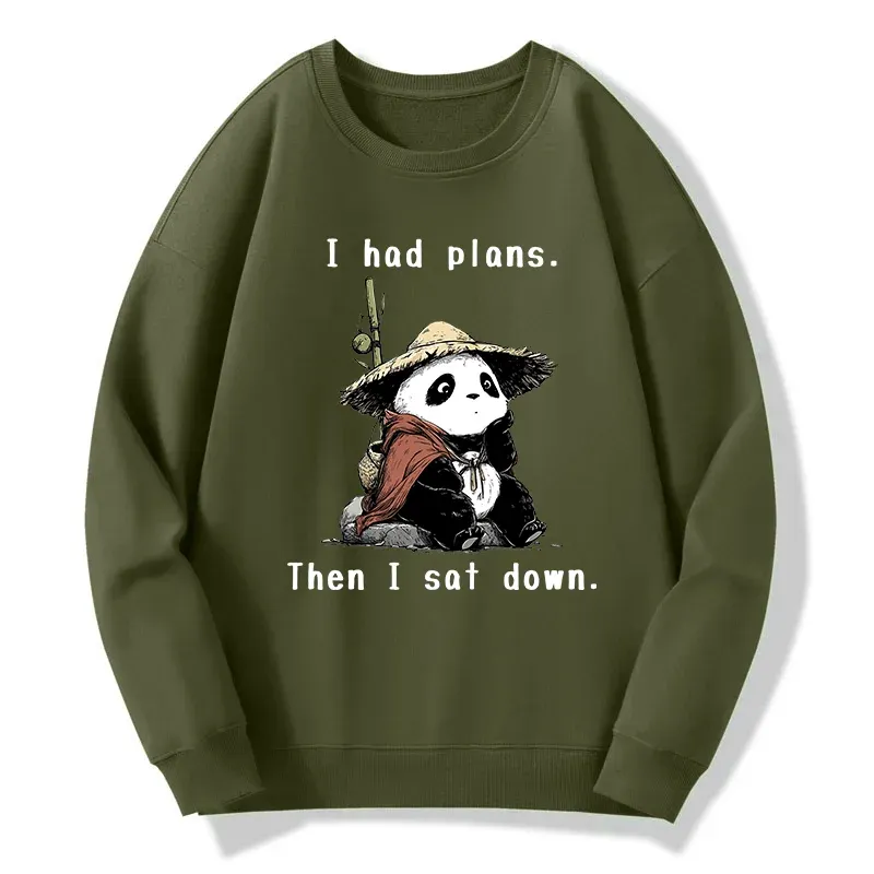 Tokyo-Tiger The Maybe Later Panda Classic Sweatshirt