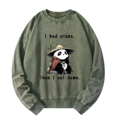 Tokyo-Tiger The Maybe Later Panda Washed Sweatshirt
