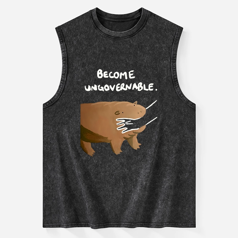 Tokyo-Tiger Moo Deng Bites Someone's Arm Washed Tank