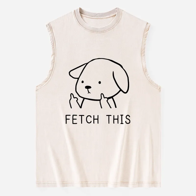 Tokyo-Tiger Fetch This Dog Washed Tank