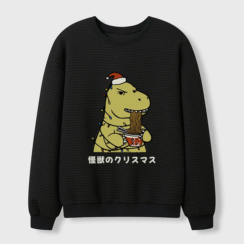 Tokyo-Tiger The Monsters’ Christmas Waffle Sweatshirt