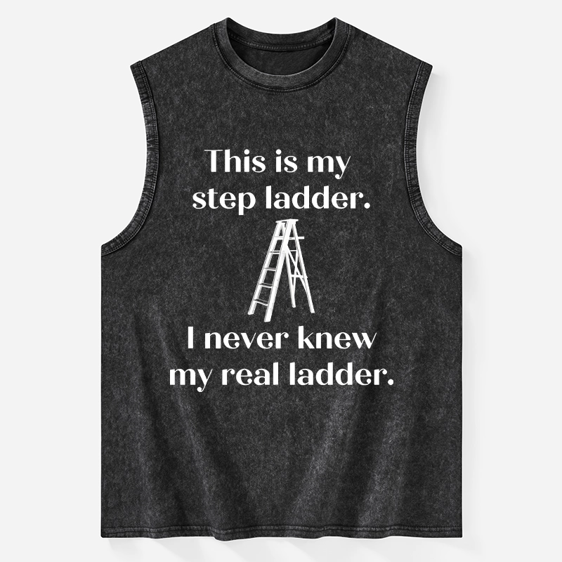 Tokyo-Tiger A Real Ladder Funny Washed Tank