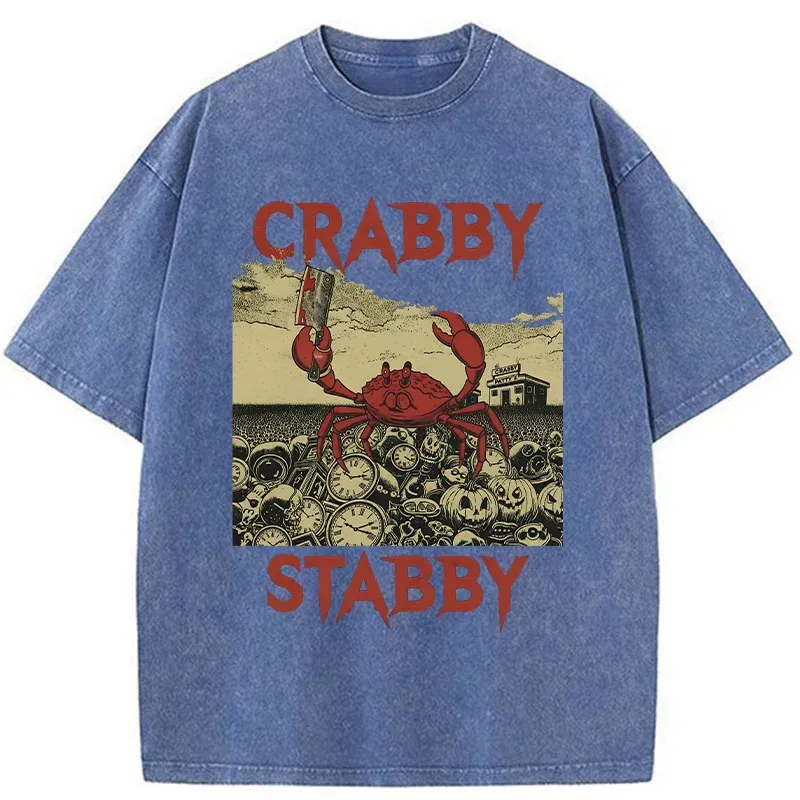 Tokyo-Tiger Angry Crab Washed T-Shirt
