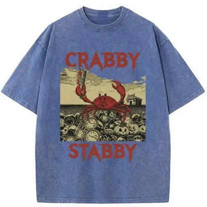 Tokyo-Tiger Angry Crab Washed T-Shirt