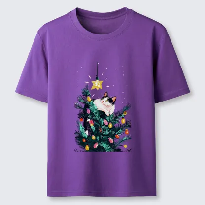 Tokyo-Tiger Cute Christmas Cat Japan Classic T-Shirt