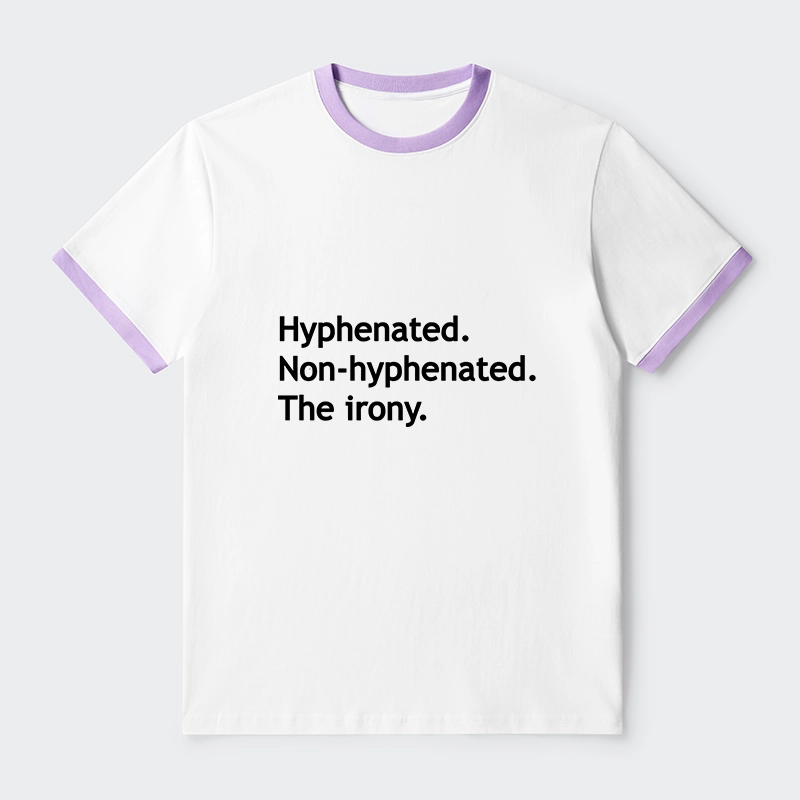 Tokyo-Tiger Hyphenated Funny Trim T-Shirt
