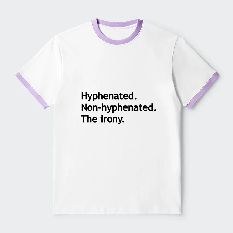 Tokyo-Tiger Hyphenated Funny Trim T-Shirt