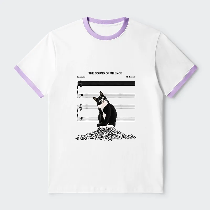 Tokyo-Tiger The Sound Of Silence Trim T-Shirt