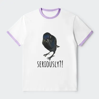 Tokyo-Tiger Raven's Question Trim T-Shirt