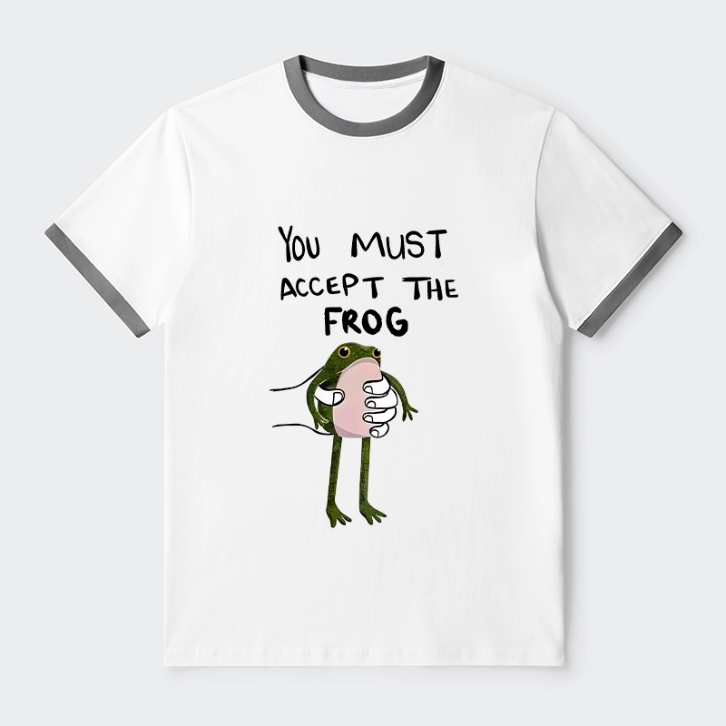 Tokyo-Tiger Accept This Frog Trim T-Shirt