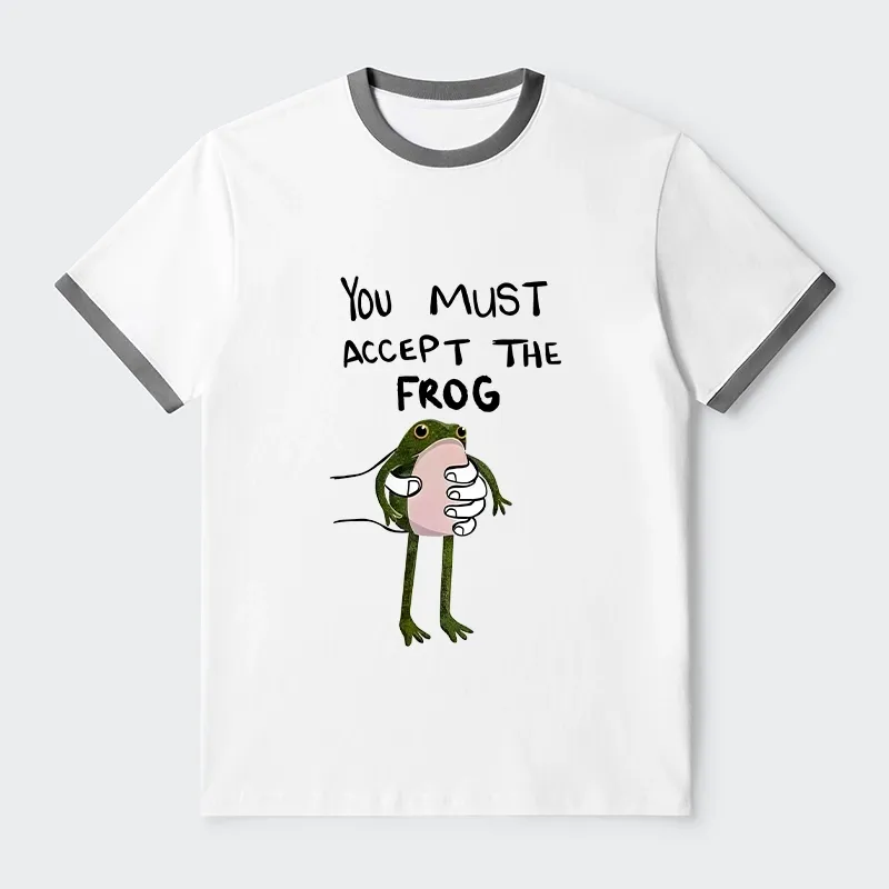Tokyo-Tiger Accept This Frog Trim T-Shirt