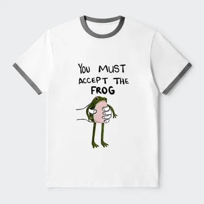 Tokyo-Tiger Accept This Frog Trim T-Shirt