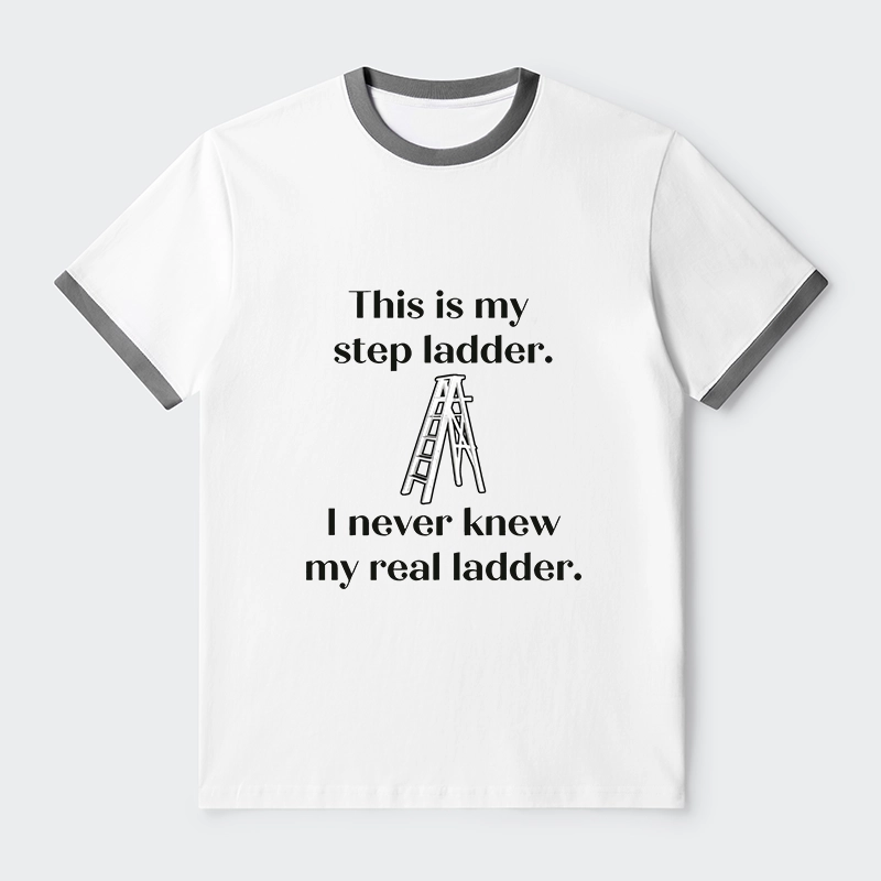 Tokyo-Tiger A Real Ladder Funny Trim T-Shirt