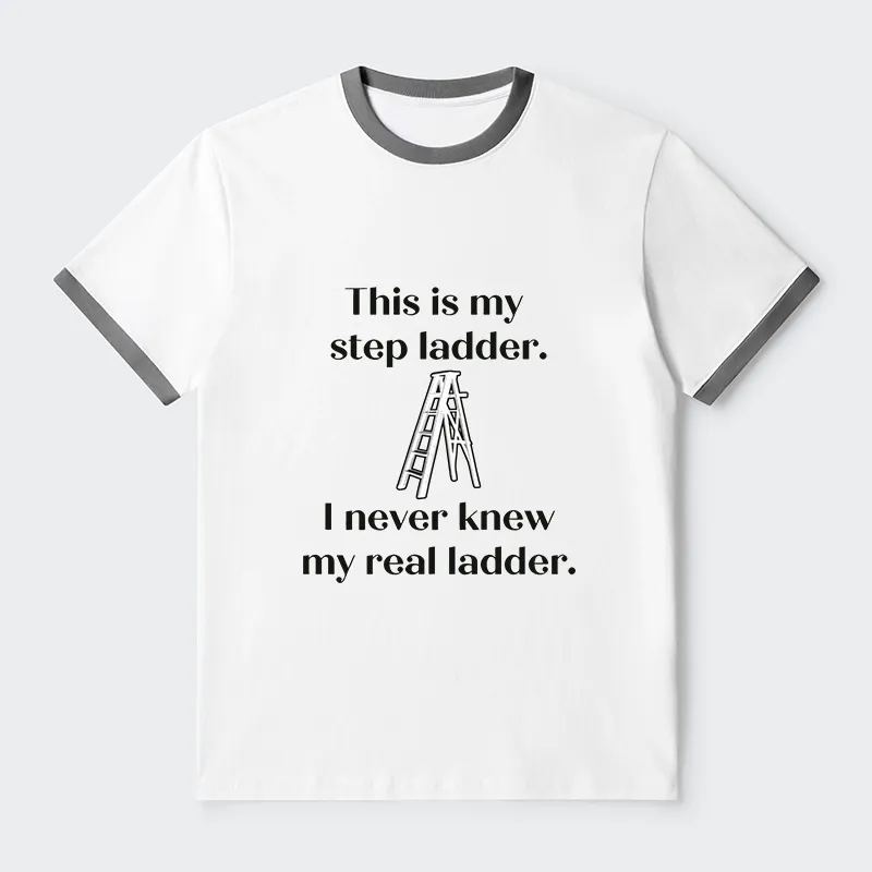 Tokyo-Tiger A Real Ladder Funny Trim T-Shirt