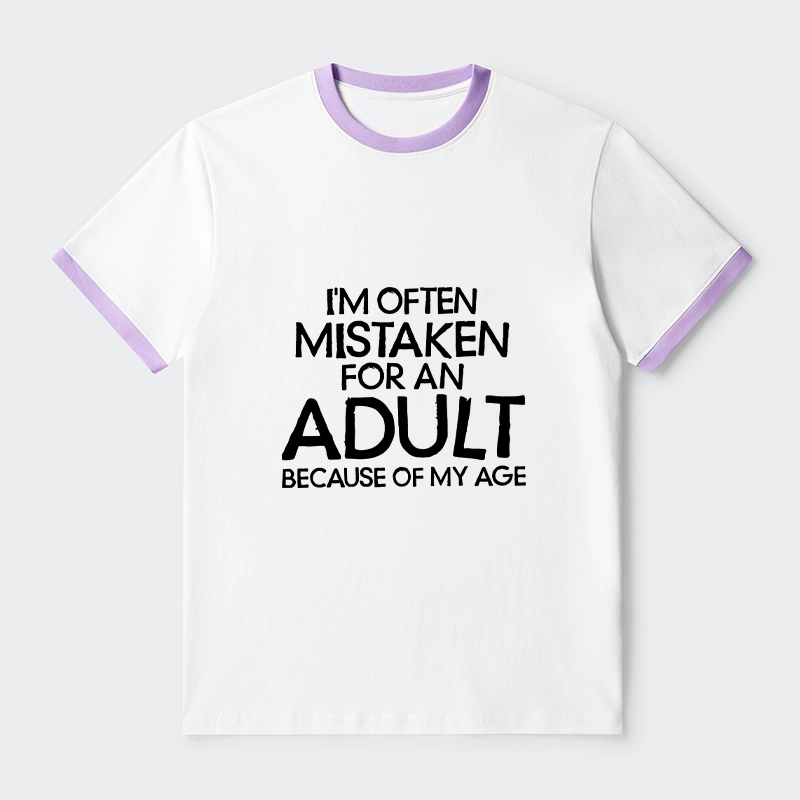 Tokyo-Tiger Old In Age But Young At Heart Trim T-Shirt