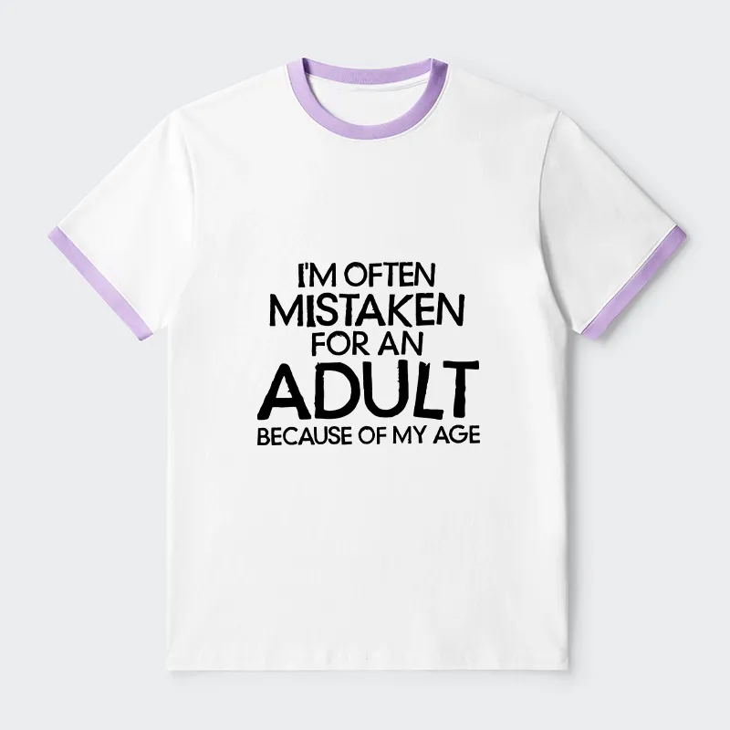 Tokyo-Tiger Old In Age But Young At Heart Trim T-Shirt