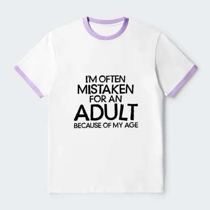 Tokyo-Tiger Old In Age But Young At Heart Trim T-Shirt