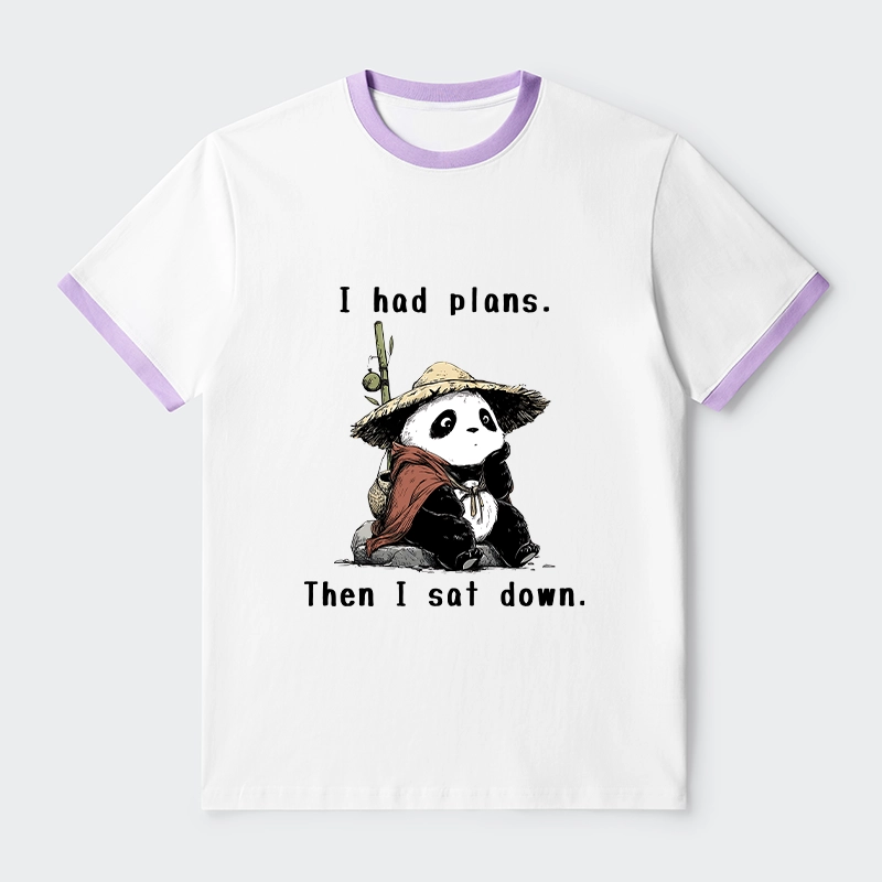 Tokyo-Tiger The Maybe Later Panda Trim T-Shirt