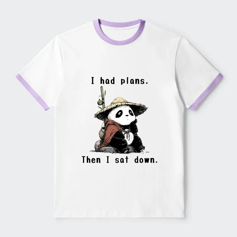 Tokyo-Tiger The Maybe Later Panda Trim T-Shirt