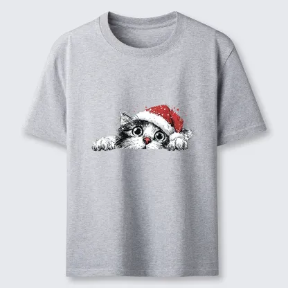 Tokyo-Tiger The Curious Christmas Cat Classic T-Shirt