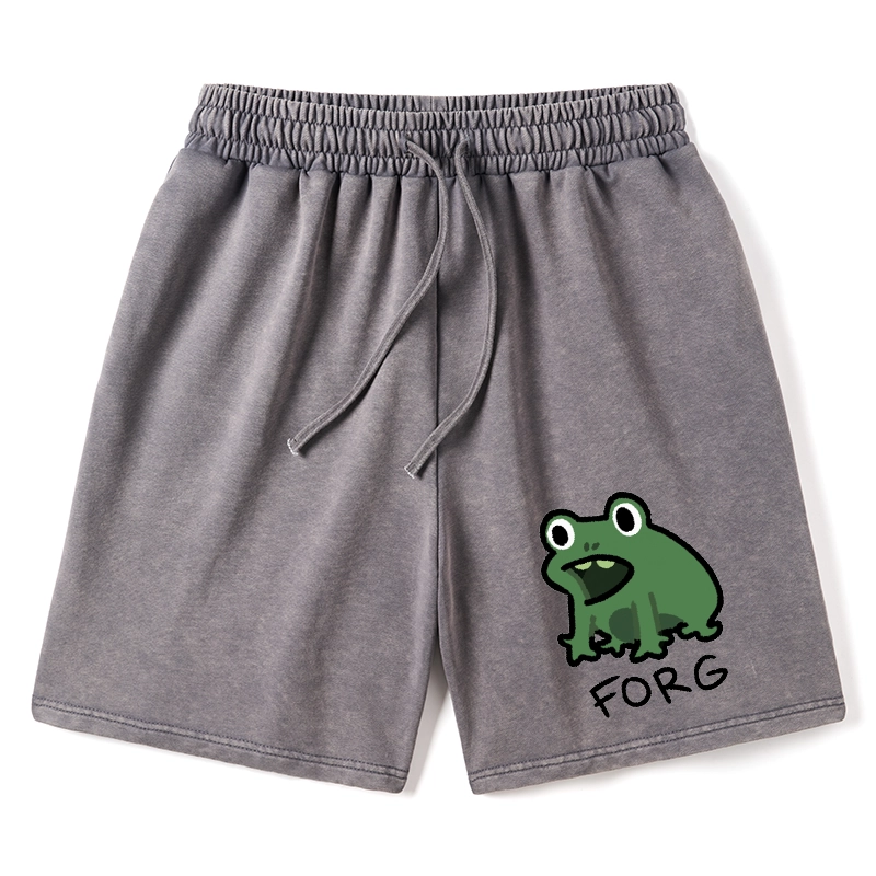 Tokyo-Tiger Funny Forg Japan Washed Shorts