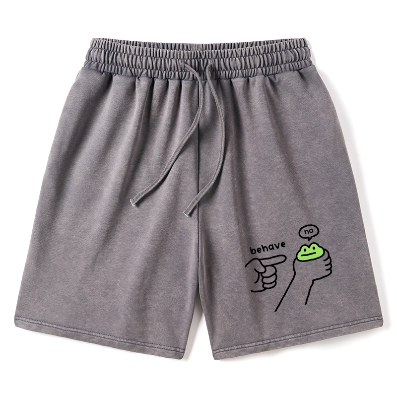 Tokyo-Tiger Dishonest Frog Washed Shorts