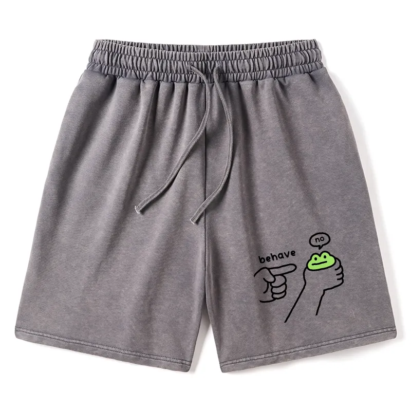 Tokyo-Tiger Dishonest Frog Washed Shorts Sale
