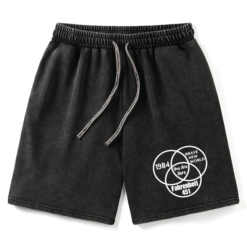 Tokyo-Tiger Multidimensional Thinking And Rebellion Washed Shorts