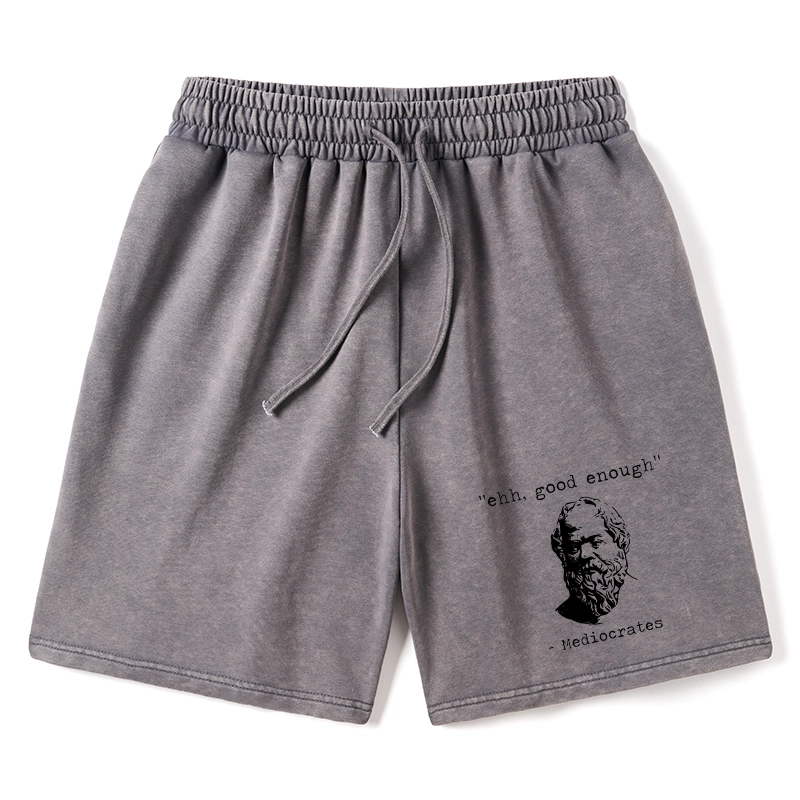 Tokyo-Tiger Mediocrates Meme Washed Shorts